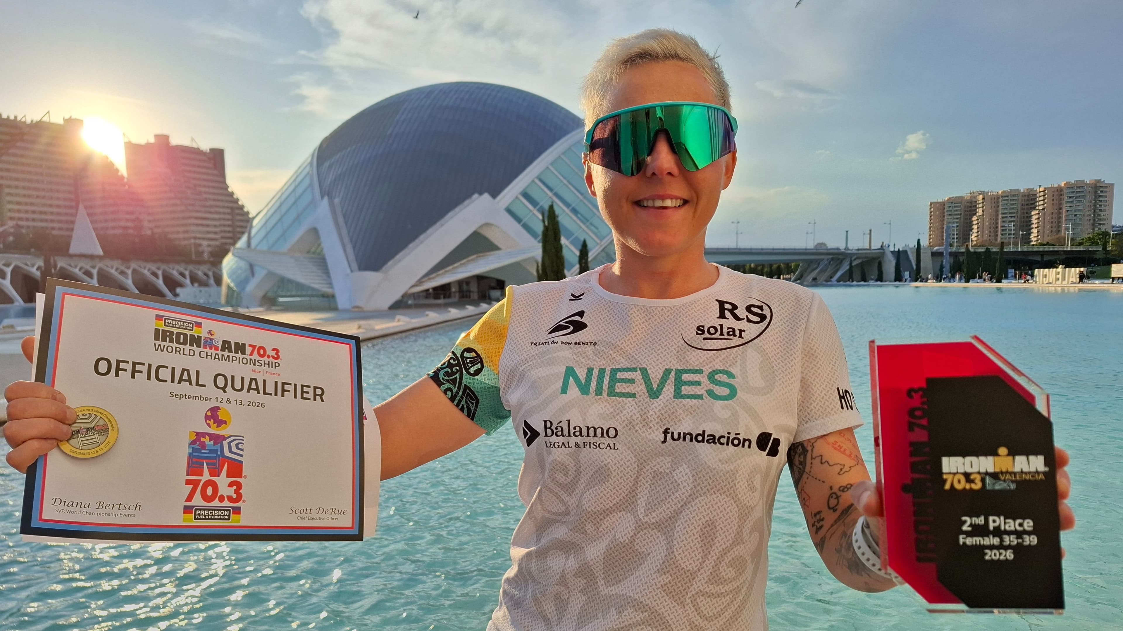 Nieves Gemio sella en Valencia su pase al Mundial Ironman 70.3 de Niza
