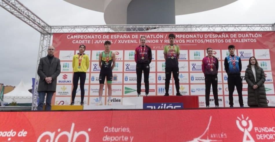 Extremadura conquista Avilés con el oro de María Romero en el Campeonato de España de duatlón