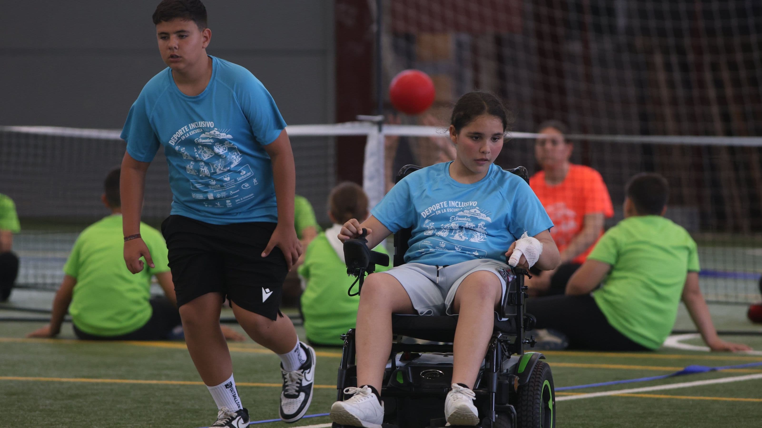  Más de 200 escolares clausuran en Cáceres el programa Deporte Inclusivo en la Escuela
