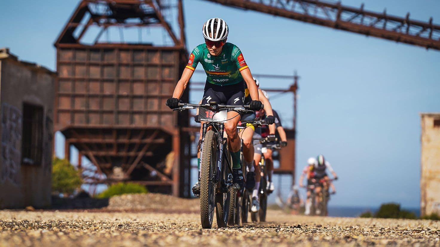  Natalia Fischer durante una prueba de la Hero UCI Marathon World Cup