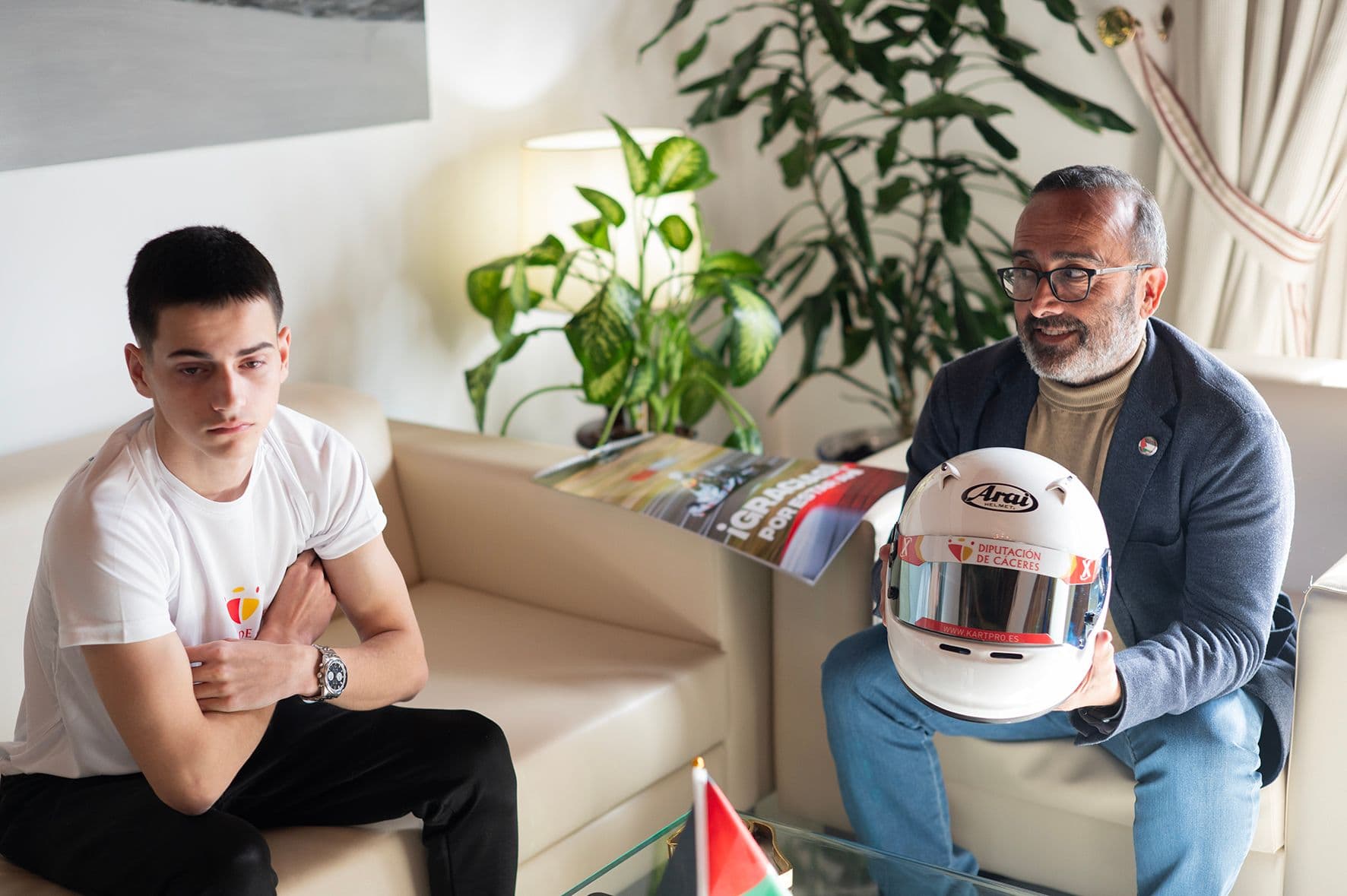 La Diputación de Cáceres respalda a Rubén Muñoz en su salto al Campeonato de España de Karting