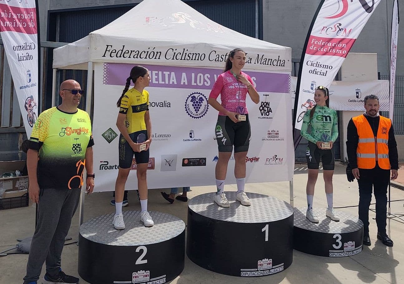 Doblete del Electromercantil-GR100 en la crono y triunfo final de Gema Tornero en la Vuelta a los Viñedos