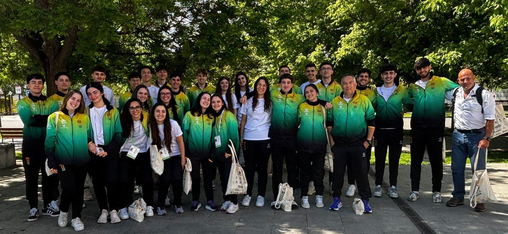 Selección de baloncesto de la Universidad de Extremadura en el Campeonato de España Universitario