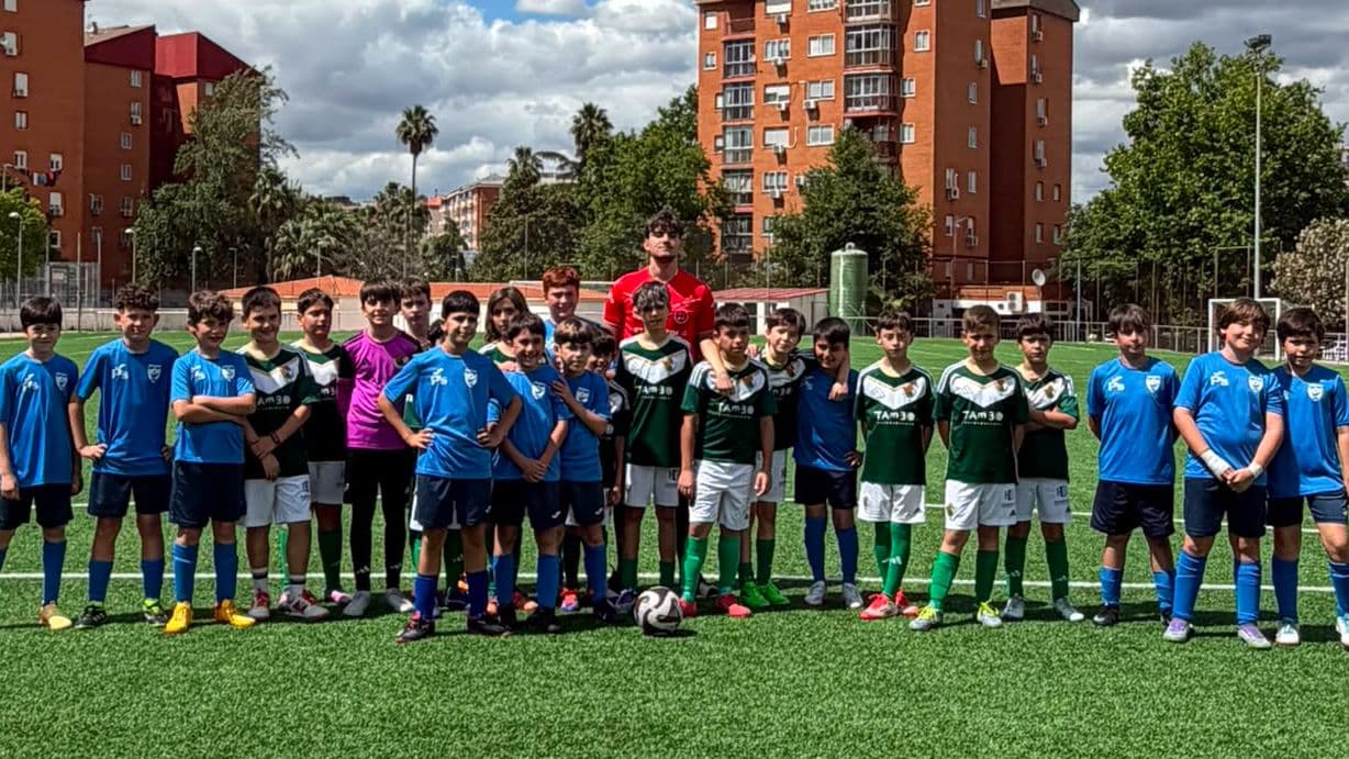 El Cacereño D Altafit cierra la liga alevín con empate ante el Pebetero Olímpico C