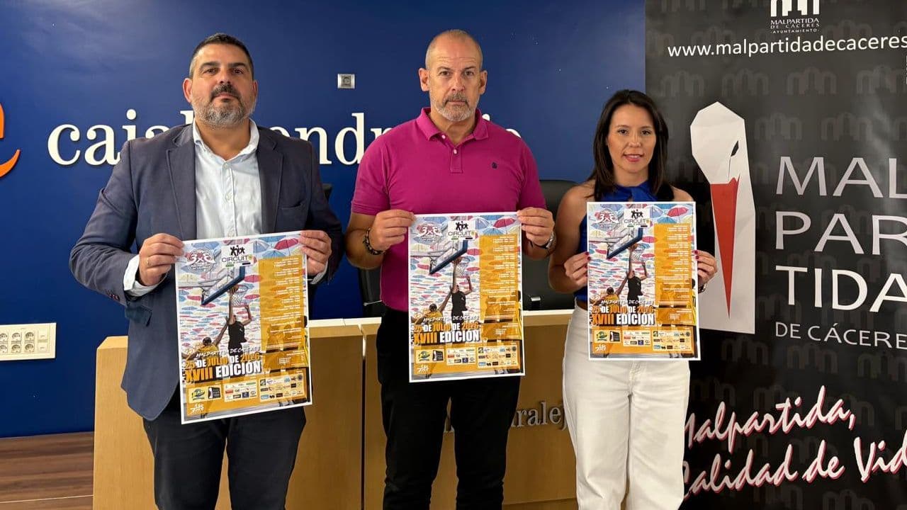El 3x3 de Malpartida vuelve bajo los paraguas con 15 horas de baloncesto