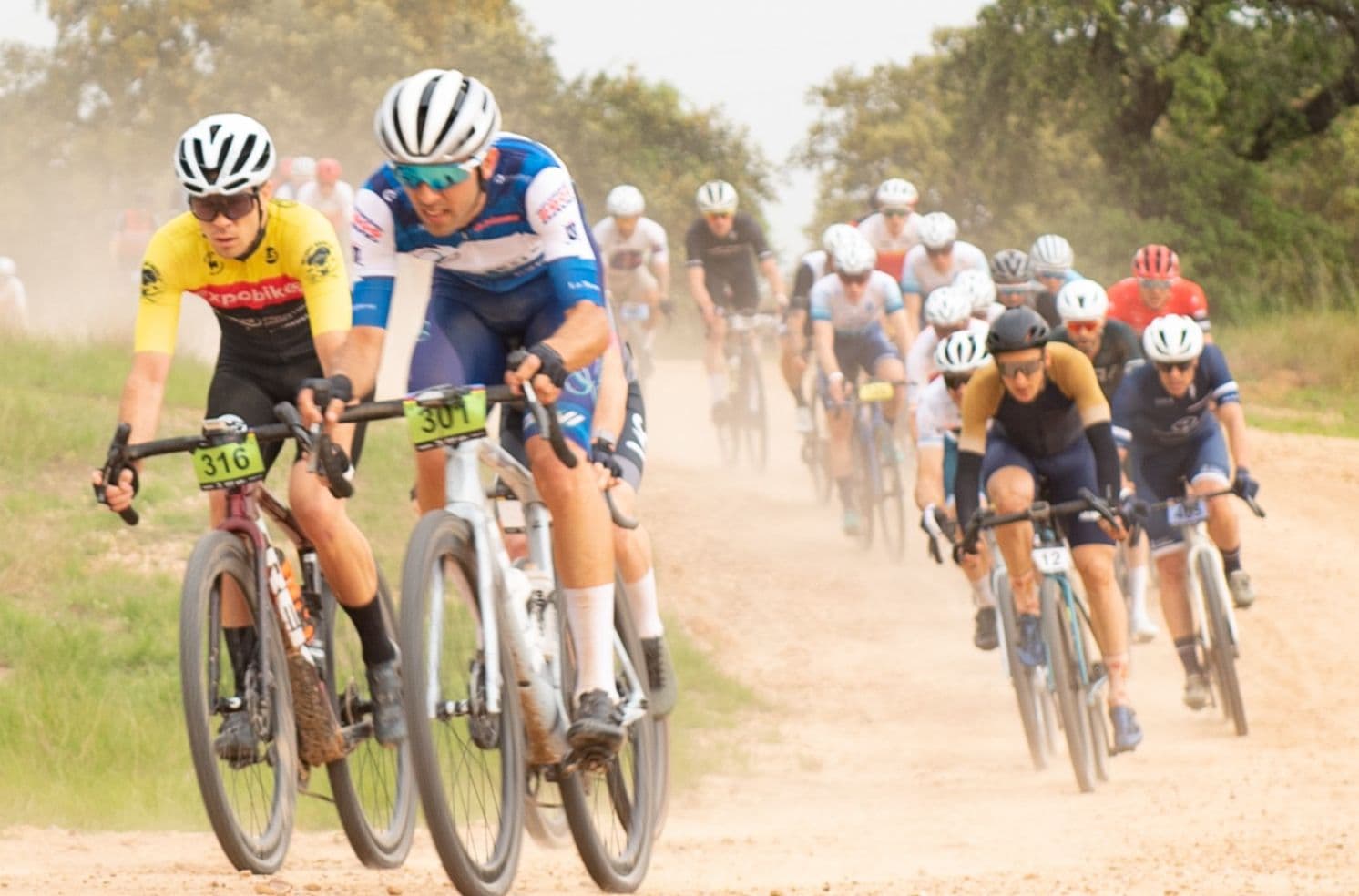 Participantes internacionales en la 114 Gravel Race de la UCI Gravel World Series
