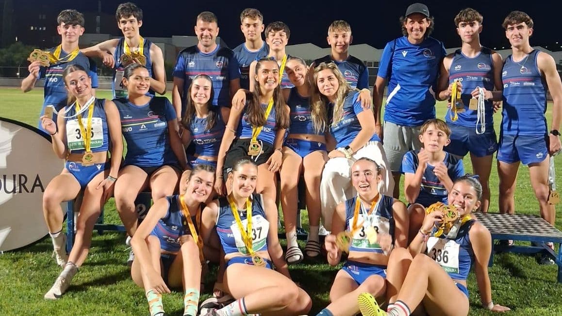 El Club Atletismo Don Benito brilla con 16 medallas en el Campeonato de Extremadura Judex