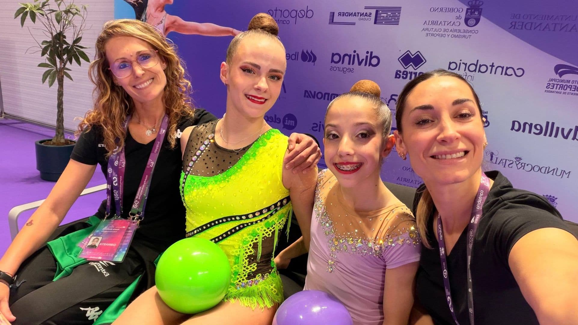 Isabel Fernández, del Gimnástico Almendralejo, firma un sexto puesto con aro en la Copa de la Reina
