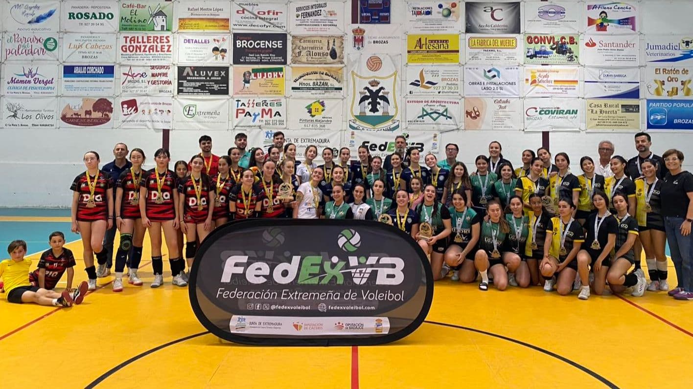 Volán Volea, Ribera, San José y Licenciados Reunidos cierran el curso como campeones Judex Plata de voleibol