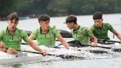 Palistas de la Escuela Placentina de Piragüismo en el Campeonato de España Sprint Jóvenes Promesas