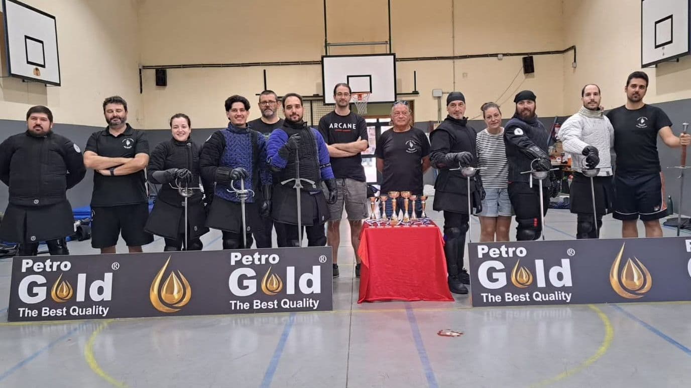 Participantes del VIII Torneo Acero de esgrima antigua