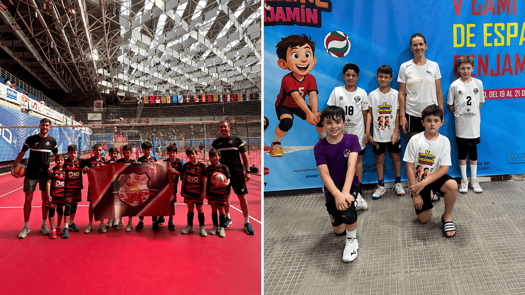 El Voleibol Ribera firma un brillante quinto puesto en el Campeonato de España Benjamín y el Más Vóley Badajoz acaba duodécimo