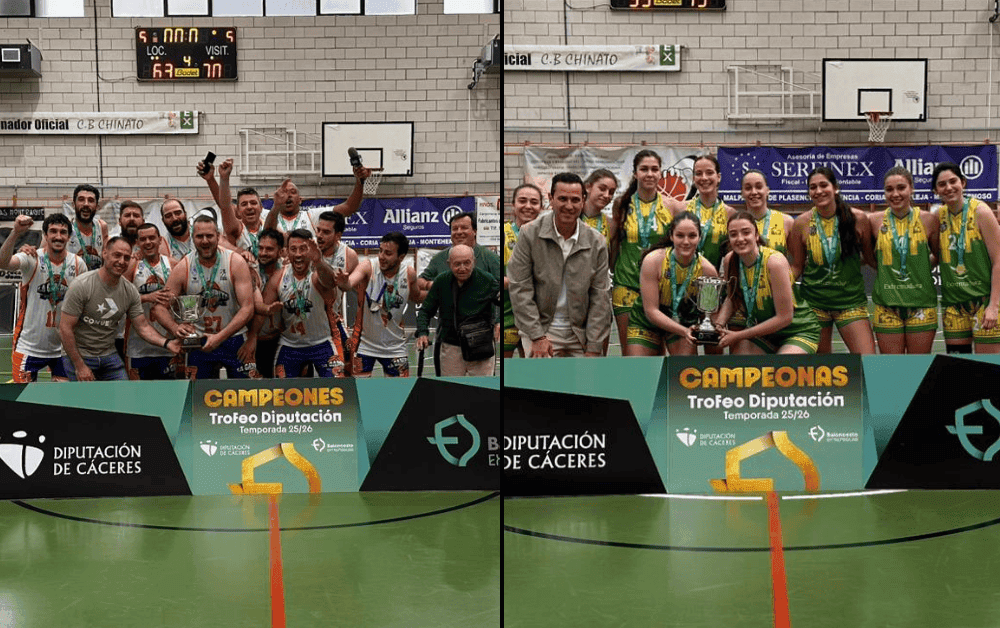 Al-Qázeres Verde y Estudiantes Nazaret mandan en el Trofeo Diputación de Cáceres de baloncesto