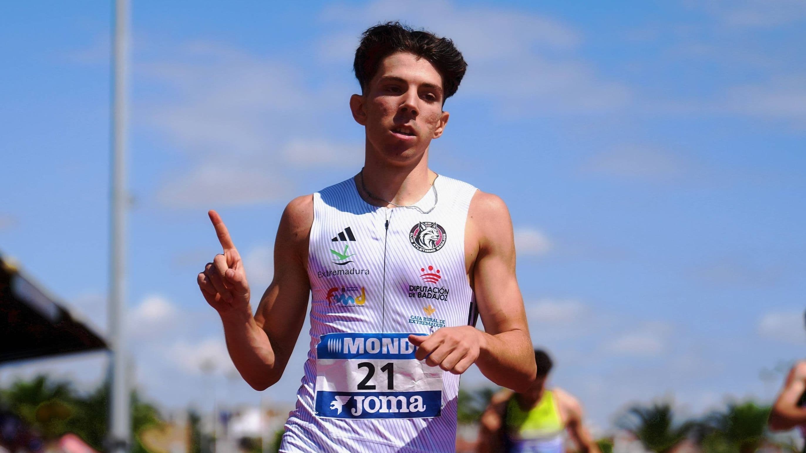 David García Zurita del Atletismo Badajoz.