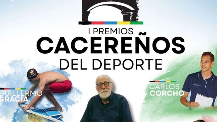 Cáceres reconoce a Jesús Luis Blanco Morales en sus primeros Premios Cacereños del Deporte