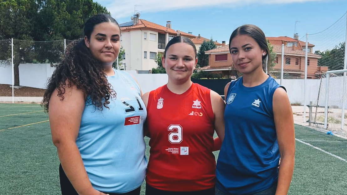 Jara Ortiz, Adriana Frías, María del Mar Díez y Laura Recio estarán en el Europeo Youth de flag football de Italia