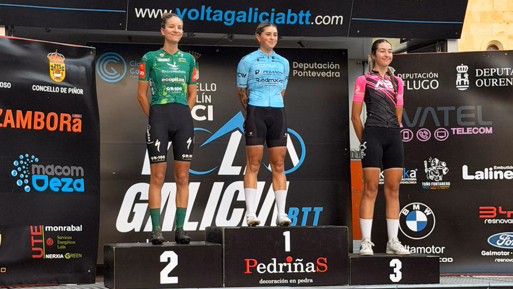 María Reyes Murillo durante la Volta Galicia BTT 2026