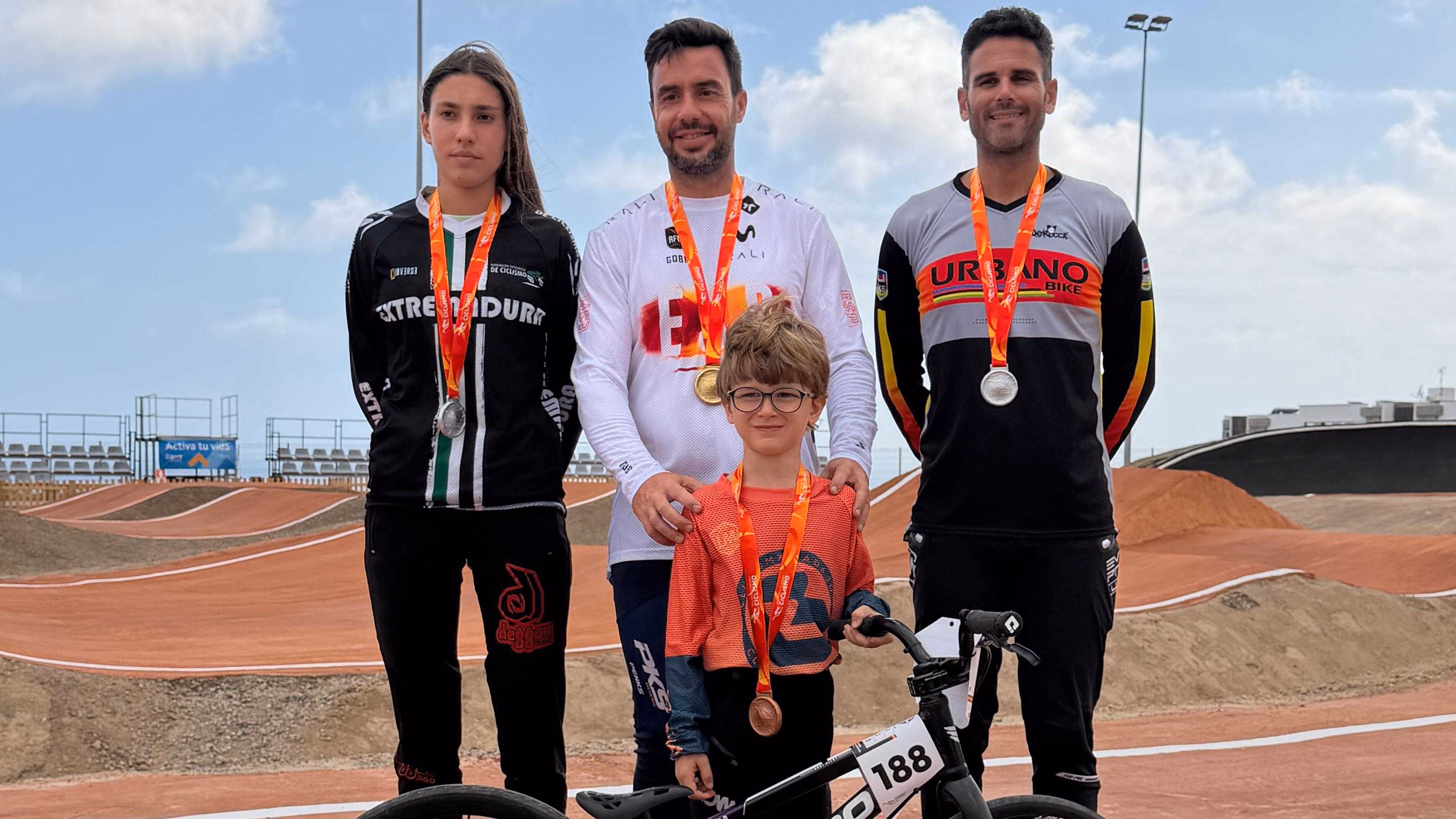 Deportistas extremeños en el Campeonato de España de BMX Racing 2026