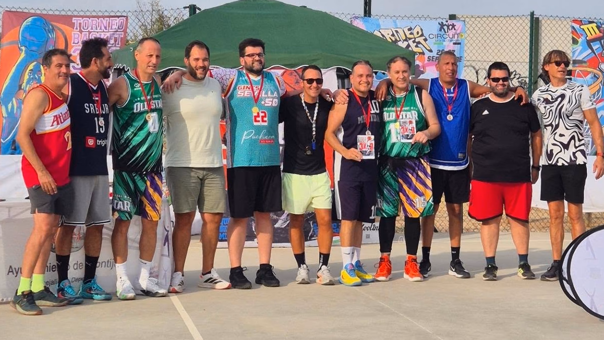 Participantes del Torneo 3x3 de baloncesto de Montijo