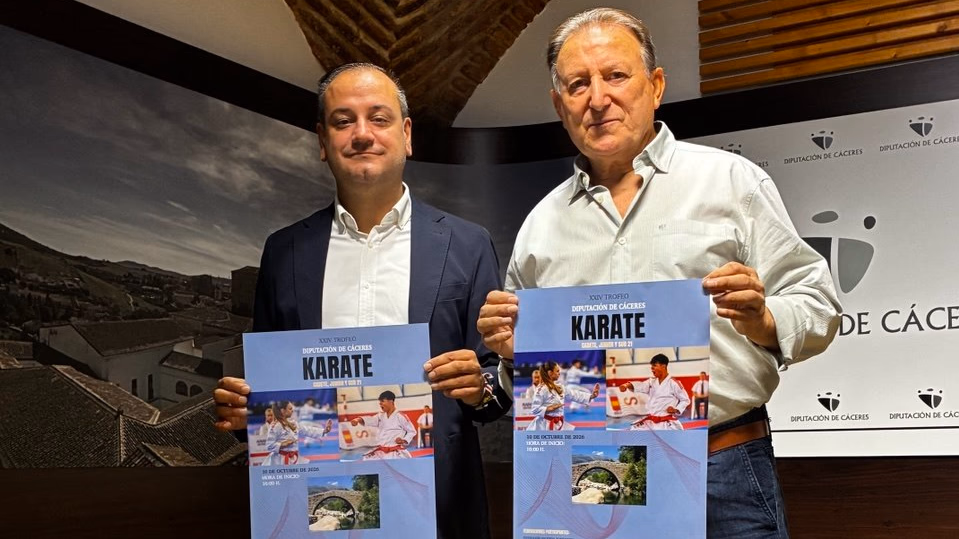 Presentación del XXIV Trofeo Diputación de Cáceres de Karate