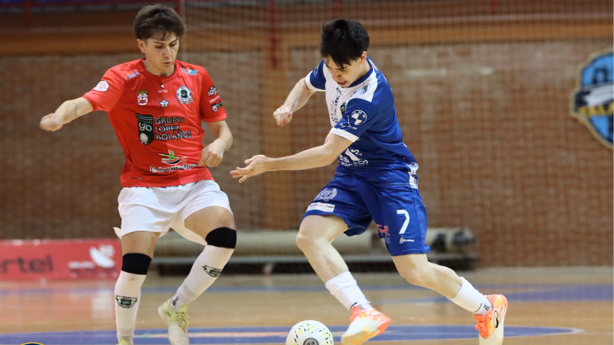Grupo López Bolaños FS durante un partido de Segunda División B de fútbol sala