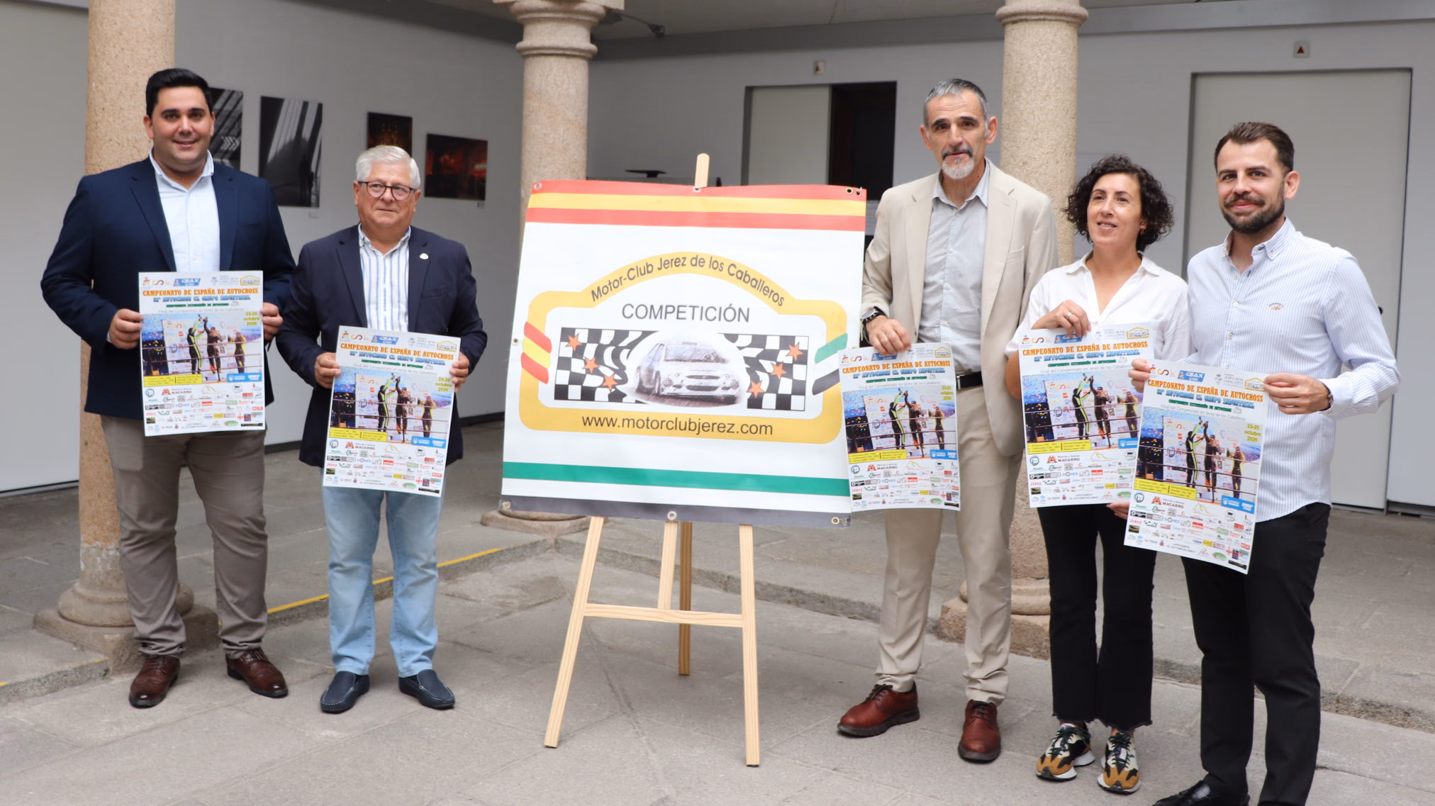 Presentación del Campeonato de España de Autocross de Jerez de los Caballeros 2026