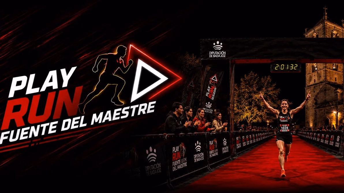Fuente del Maestre cerrará el circuito Play Run 2026 con una carrera gratuita el 12 de diciembre